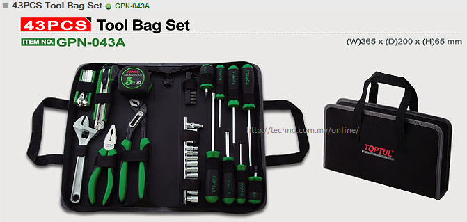 Tool Bag Set (GPN-043A) - Click Image to Close