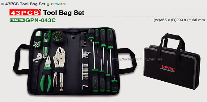 Tool Bag Set (GPN-043C) - Click Image to Close