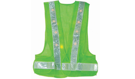 HS726-4 Safety Vest with LED Light - Click Image to Close