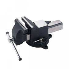 JTC3125 CAST STEEL SWIVEL BENCH VISE 10" - Click Image to Close