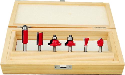 KENNEDY 6-PCE ROUTER BIT SET 1/4" SHANK - Click Image to Close