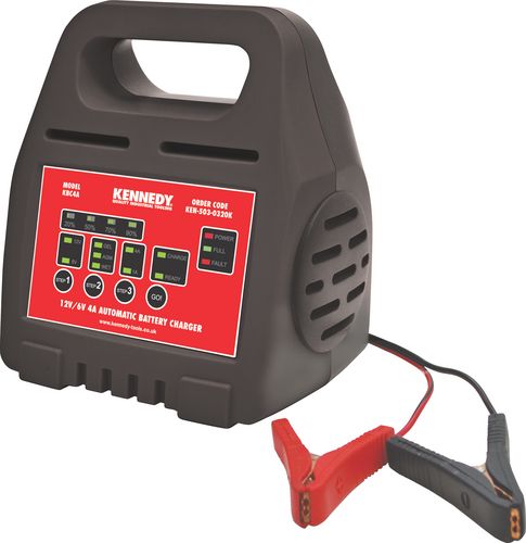 12V/6V 4A INTELLIGENT AUTOMATIC BATTERY CHARGER - KEN5030320K - Click Image to Close