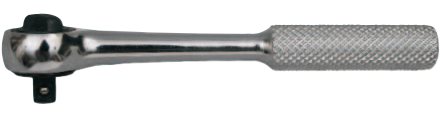 RATCHET HANDLE (KNURLED GRIP) 1/4" SQ DR - Click Image to Close