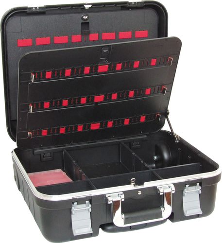 POLY/PROP MOULDED TOOLCASE/WHEELS 430x340x156mm - Click Image to Close