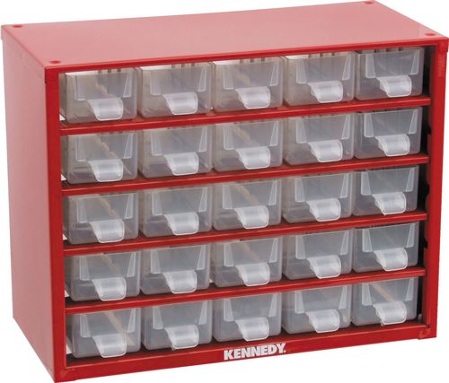 25-DRAWER SMALL PARTS STORAGE CABINET - Click Image to Close