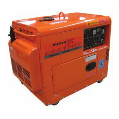 Mr. Mark Silent Type Diesel Generator MC-D6700T (5000W) - Click Image to Close