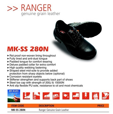 RANGER Safety Shoes BY MR.MARK MK-SS 280N -13