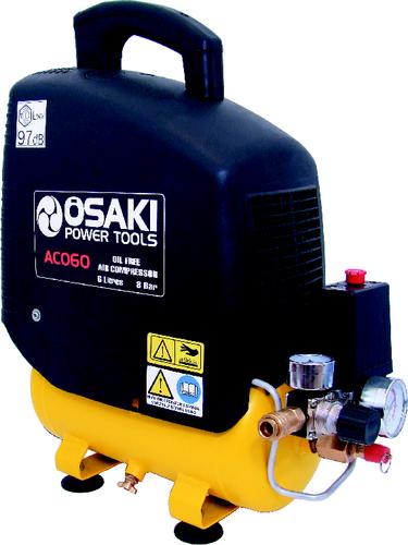 2.0HP 6LTR OIL FREE AIR COMPRESSOR REFURBISHED - Click Image to Close