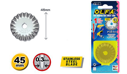 Olfa PIB45-1 Blades For Model PIK-2 (1pc/pack) - Click Image to Close