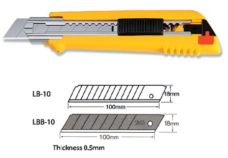 Olfa PL-1 Professional Multi-Blade Auto-Load Cutter - Click Image to Close