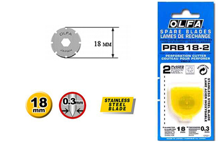 Olfa PRB18-2 Blades For Model PRC-2 (pcs/pack) - Click Image to Close