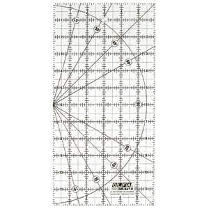 OLFA QR-6X12 6Inches X 12 Inches Quilt Ruler - Click Image to Close