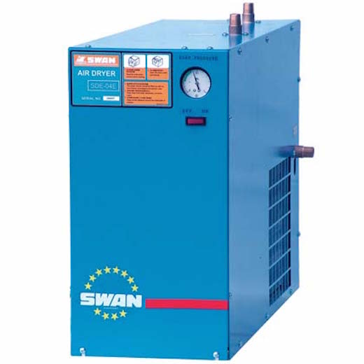SWAN Air Dryer 1600L/min, 15HP, 1", 80°C, 40kg SDE-11E - Click Image to Close