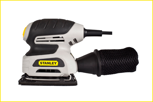 STANLEY STEL401 220W 1/4 SHEET SANDER - Click Image to Close