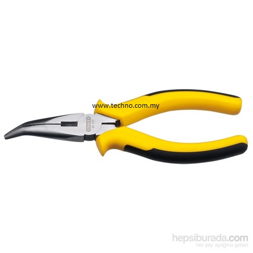 STANLEY STHT84071-8 6" BENT NOSE PLIER-CARBON STEEL,POLISHED - Click Image to Close