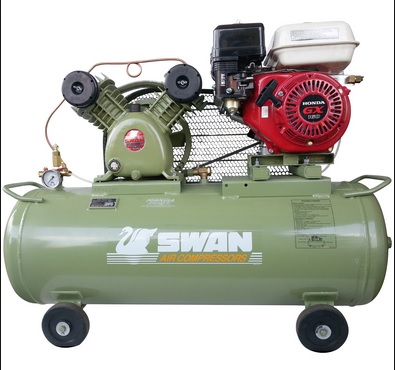 Swan Air Compressor 8Bar 5HP 900rpm 225L/min 75kg SVU-202E(R)
