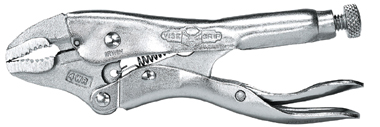 IRWIN T0702EL4 Curved Jaw Locking Pliers With Wire Cutter - Click Image to Close