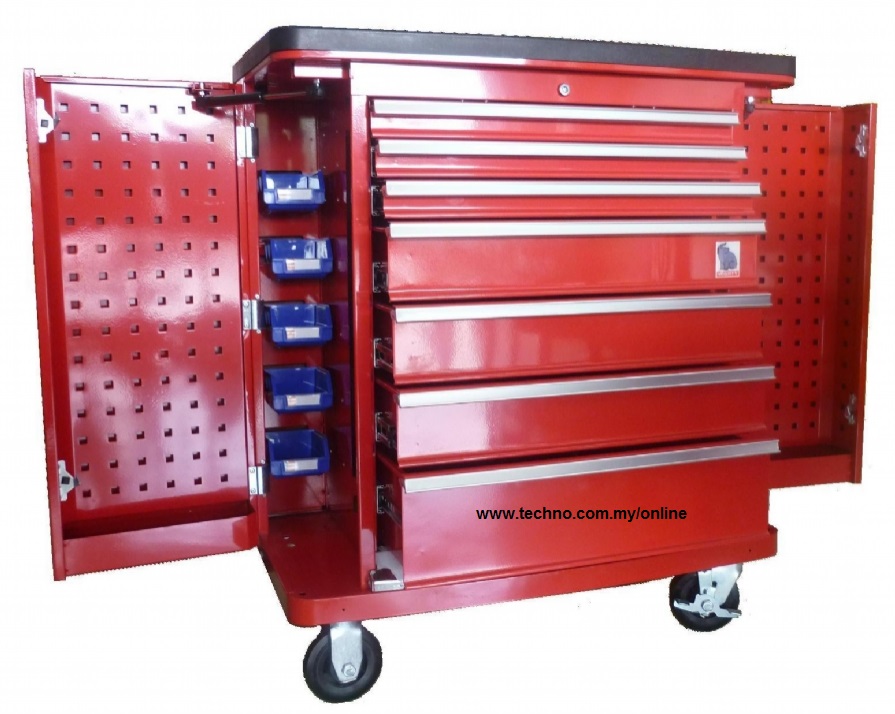7-Drawer Rolling Cabinet - Click Image to Close