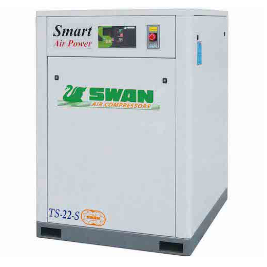 SWAN Screw Air Comp 13Bar,3.4m3/min,30HP, 1-1/4"600kg TS-22S - Click Image to Close