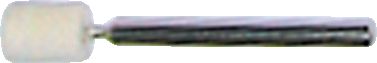 6mmx10mm FELT BOB CYLINDER TYPE 3mm SHANK - Click Image to Close
