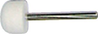 12.70mmx12.70mm FELT BOBBALL NOSE 3mm SHANK - Click Image to Close