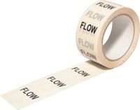 50mmx33M FLOW PIPELINE IDENTIFICATION TAPE - Click Image to Close
