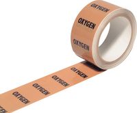 50mmx33M OXYGEN PIPELINE IDENTIFICATION TAPE - Click Image to Close