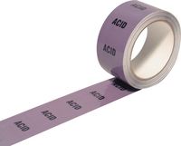 50mmx33M ACID PIPELINE IDENTIFICATION TAPE - Click Image to Close