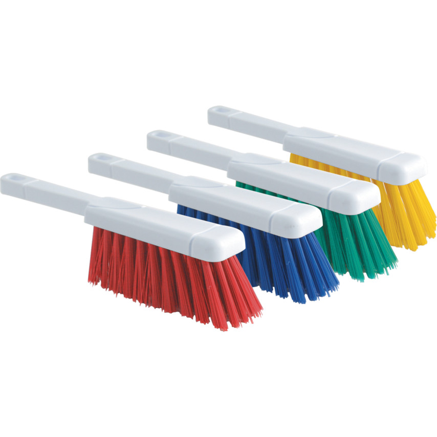 HBS175 12" SOFT CRIMP POLY HAND BRUSH RED - Click Image to Close