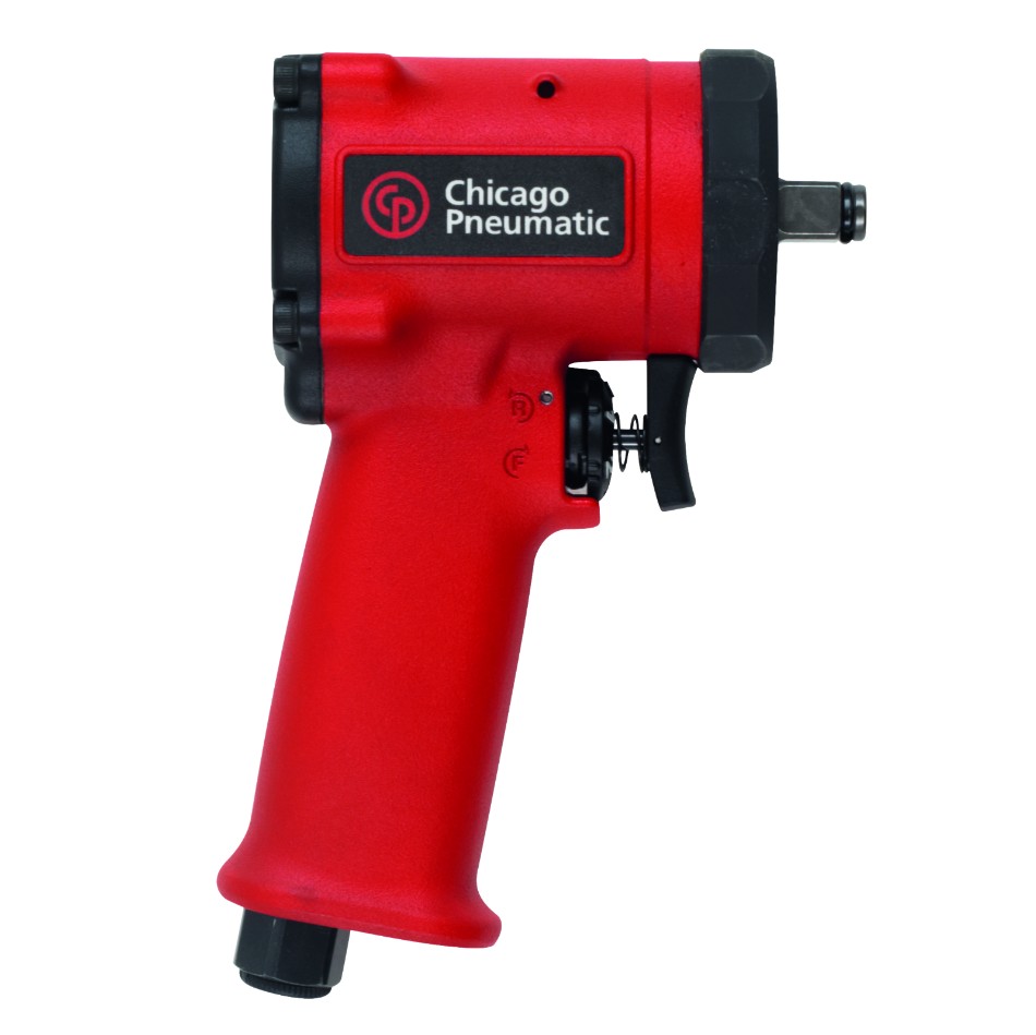Chicago Pneumatic CP7731 3/8" Stubby Impact Wrench, Red - Click Image to Close