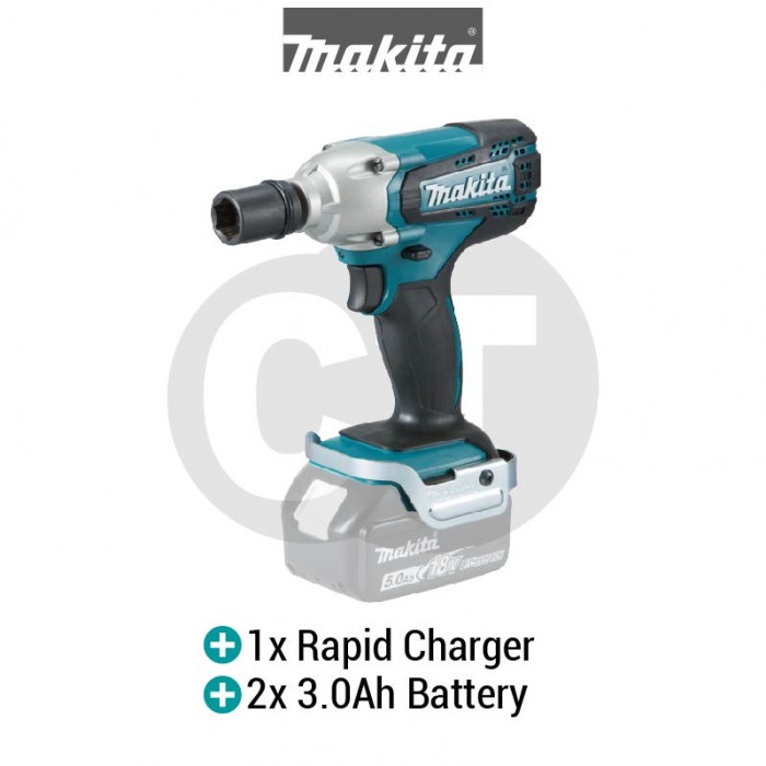 Makita DTW190RFE 1/2'' Cordless Impact Wrench - Click Image to Close