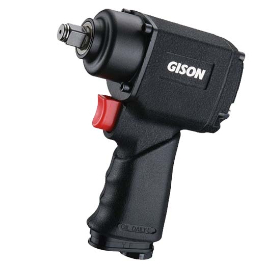 Gison Pneumatic Impact Wrench 1/2" Twin Hammer (400ft.lb) GW-17T - Click Image to Close