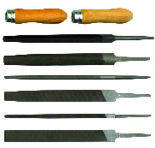 8" (200mm) SECOND CUT ENGINEERS FILE SET-8PCE - Click Image to Close