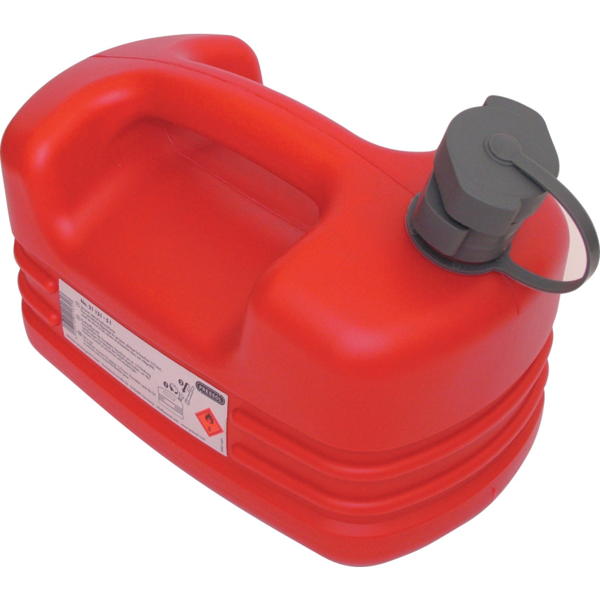 5LTR PLASTIC JERRY CAN WITH INTERNAL SPOUT - Click Image to Close