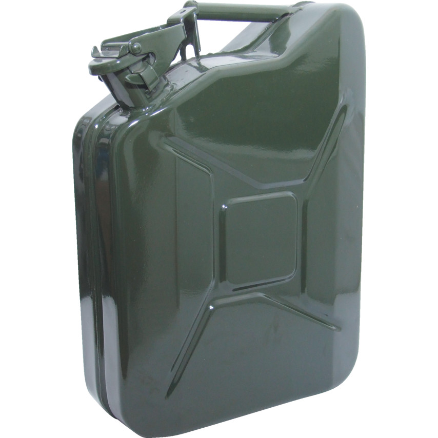 10LTR HEAVY DUTY STEEL JERRY CAN (GREEN) - Click Image to Close