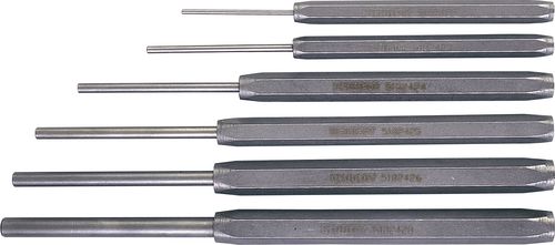 EX/LENGTH INSERTED PIN PUNCHES 6-PCE SET - Click Image to Close