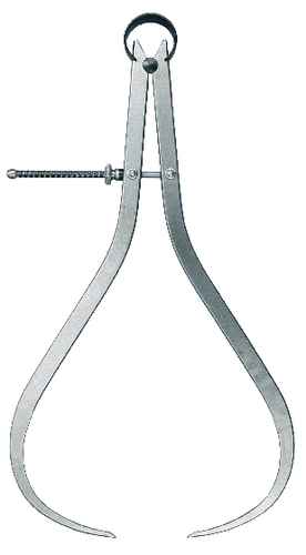 SPRING TYPE OUTSIDE CALIPER-SOLID NUT200mm-8"