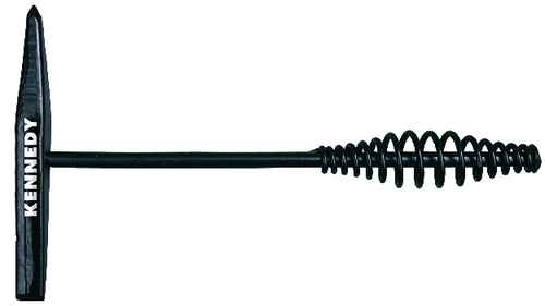 7oz WELDERS CHIPPING HAMMER,SPRING PATTERN STEEL HANDLE - Click Image to Close
