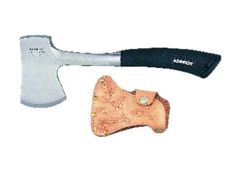 20oz SOLID STEEL ONE-PIECE CAMP AXE - Click Image to Close