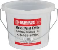 2.5LTR PLASTIC PAINT KETTLE C/W METAL HANDLE KEN5331530K - Click Image to Close