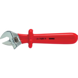 200mm INSULATED ADJUSTABLE WRENCH - Click Image to Close