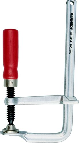 200x100mm WOOD HANDLE GENERAL USE CLAMP - Click Image to Close