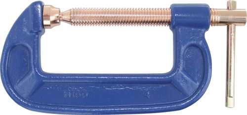 6" EXTRA HEAVY DUTY "G" CLAMP WITH COPPER SCREW - Click Image to Close