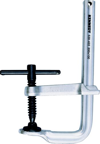 200x100mm T-HANDLE HEAVY DUTY CLAMP - Click Image to Close