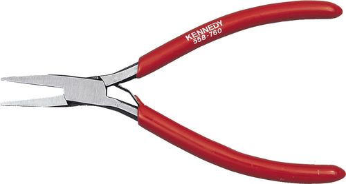 120mm/4.3/4" FLAT NOSE BOX JOINT ELECT PLIERS - Click Image to Close