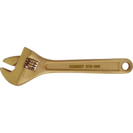 150mm SPARK RESISTANT ADJUSTABLE WRENCH Be-Cu - Click Image to Close