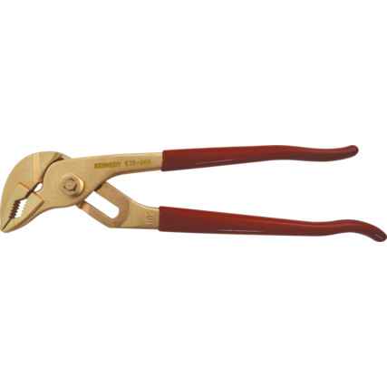 SPARK RESISTANT GROOVE JOINT PLIERS 250mm Be-Cu