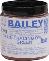 DRAIN TRACE DYE GREEN 200gm - Click Image to Close