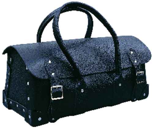 KENNEDY KEN593-0620K 405mm BARN TYPE BLACK LEATHER TOOL BAG - Click Image to Close