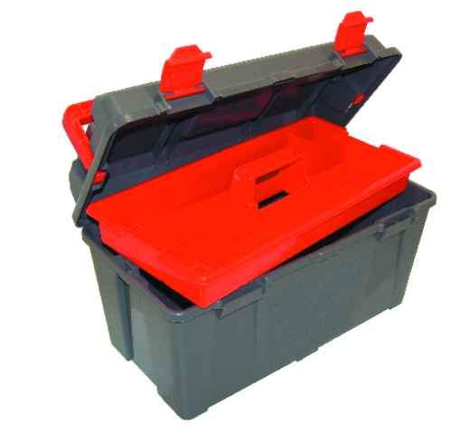 KENNEDY KEN593-2300K TTT445 x 240x220 TOOL BOX WITH TOTE TRAY - Click Image to Close